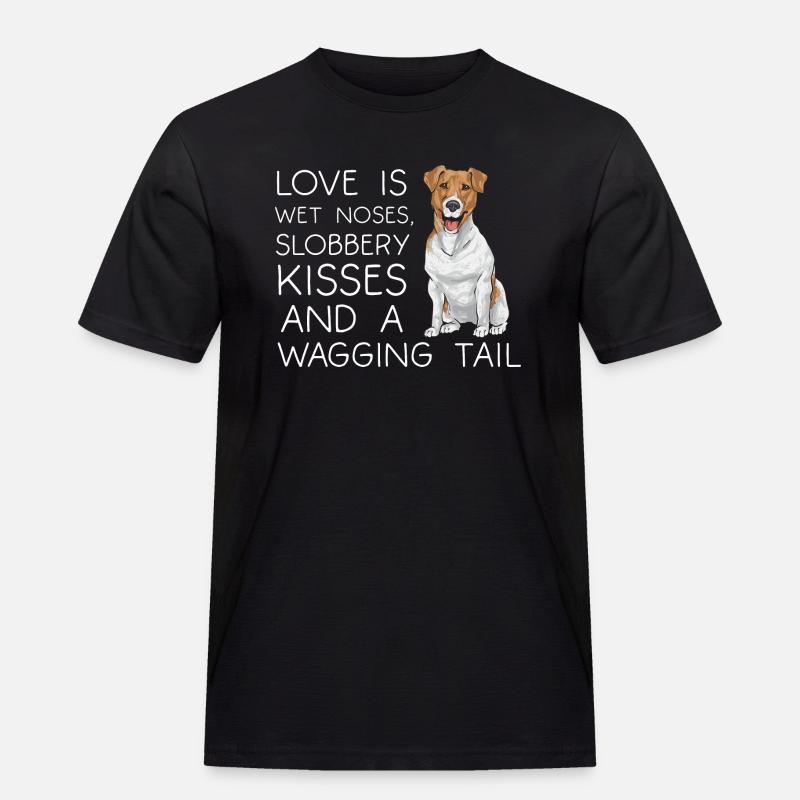 Jack Russell Terrier - Men's Workwear T-Shirt - black