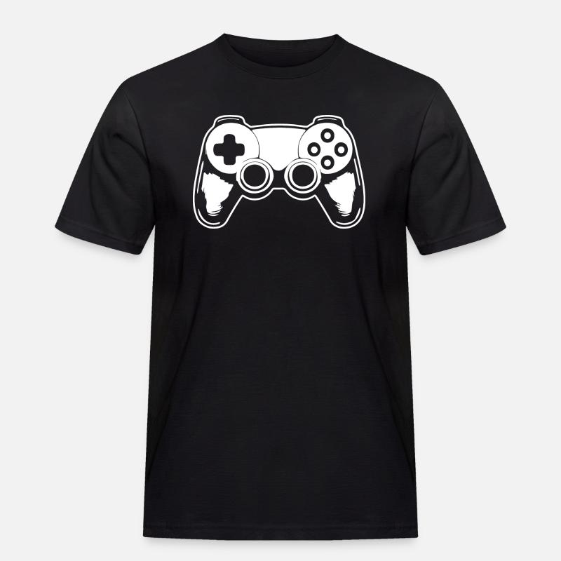 Controller Gaming Videospiele Gamepad - Männer Workwear T-Shirt - Schwarz