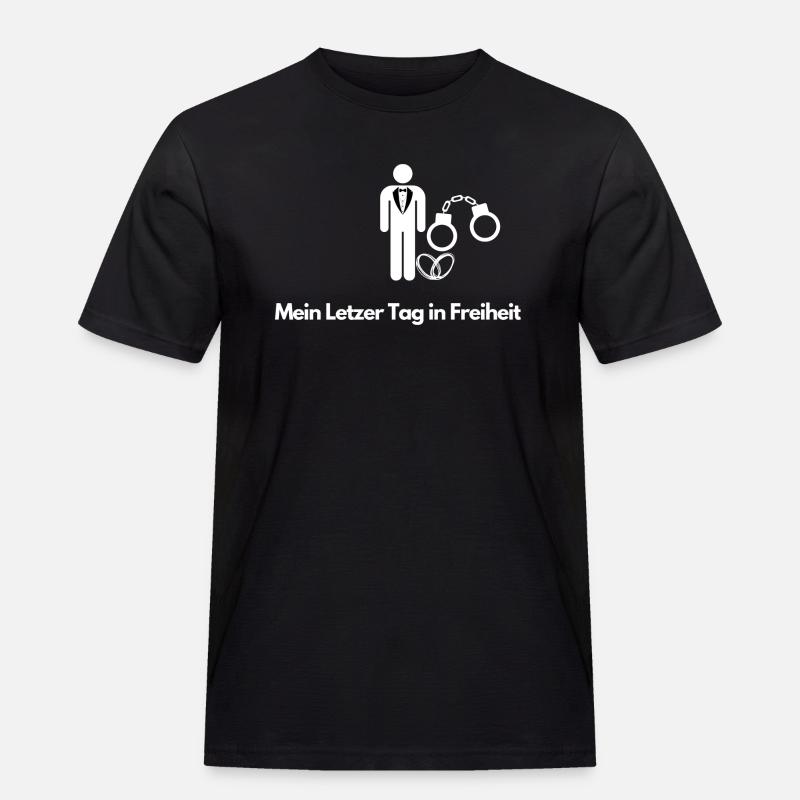 Junggesellen Abend - Männer Workwear T-Shirt - Schwarz
