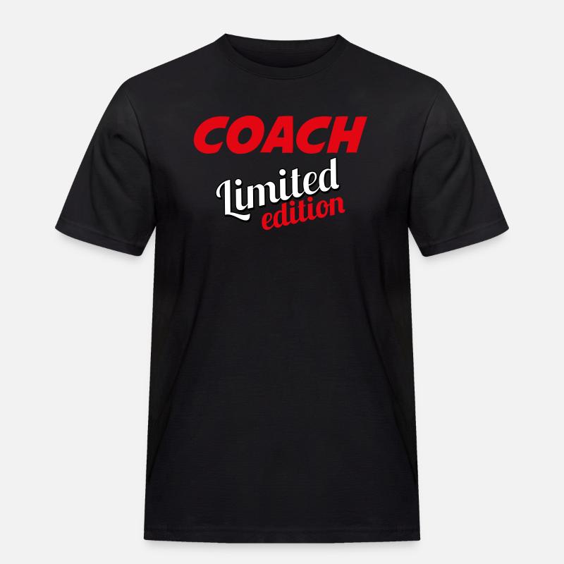 COACH LIMITIERTE AUFLAGE - Männer Workwear T-Shirt - Schwarz