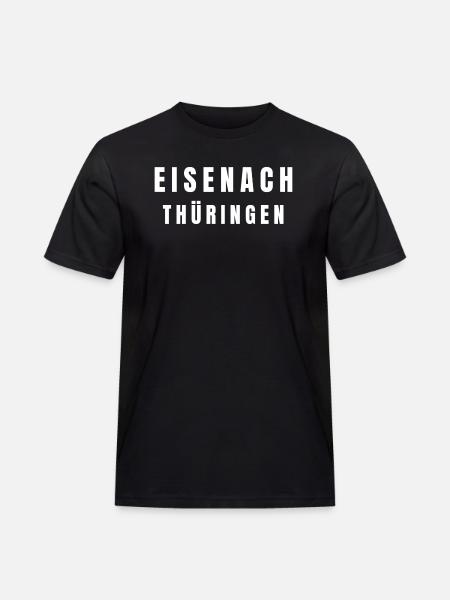 Eisenach, Thuringia - Men's Workwear T-Shirt - black