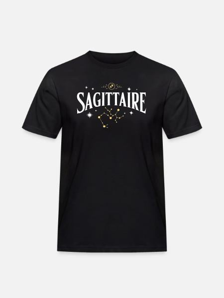 Signe astro sagittaire - T-shirt Workwear homme - noir