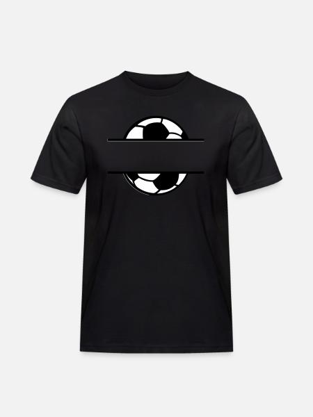 Fußball Soccer - Männer Workwear T-Shirt - Schwarz