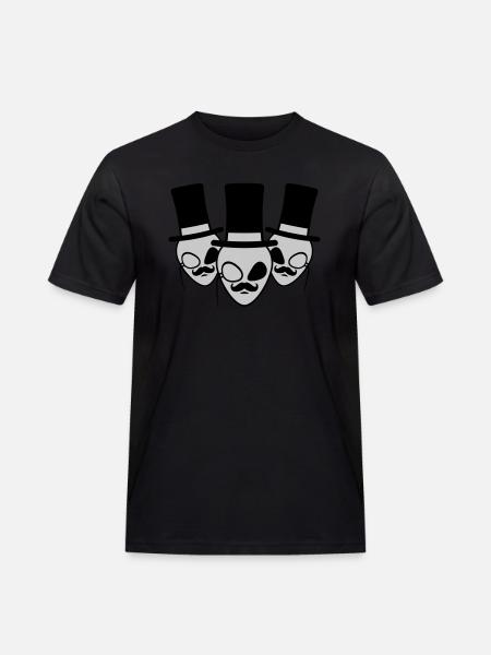 Team Gentlemen Aliens Crew - Men's Workwear T-Shirt - black