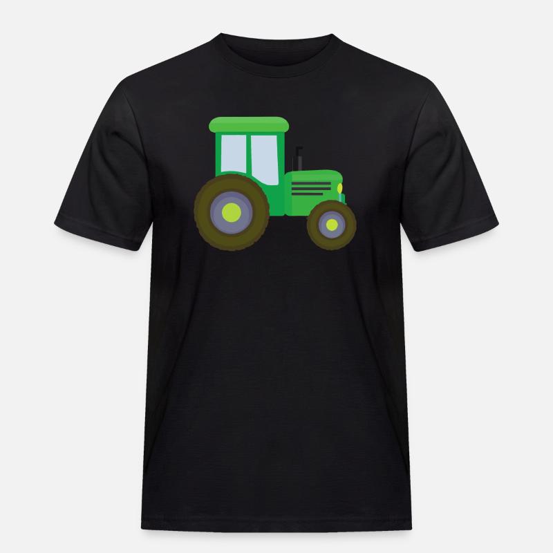 Traktor Kinder Geschenkidee - Männer Workwear T-Shirt - Schwarz