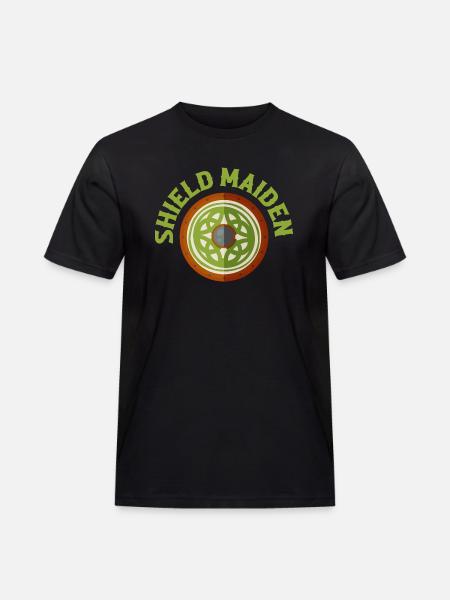 Shield Maiden Viking Norse - Men's Workwear T-Shirt - black