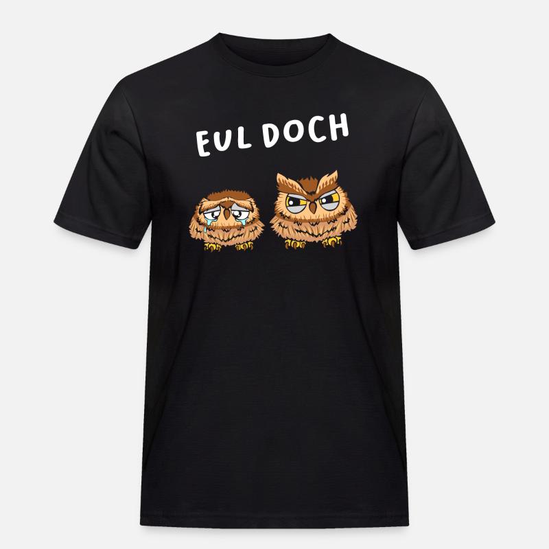 Eul Doch - Männer Workwear T-Shirt - Schwarz