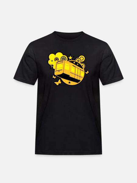 Monorail - Men's Workwear T-Shirt - black
