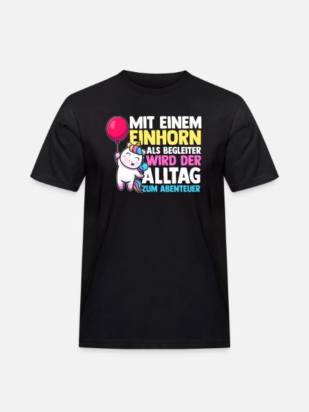 Unicorn - Men's Workwear T-Shirt - black