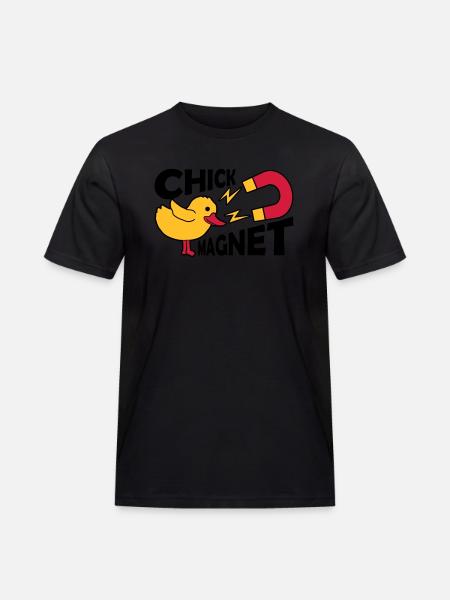 Casanova Chick Magnet Womanizer - Men's Workwear T-Shirt - black
