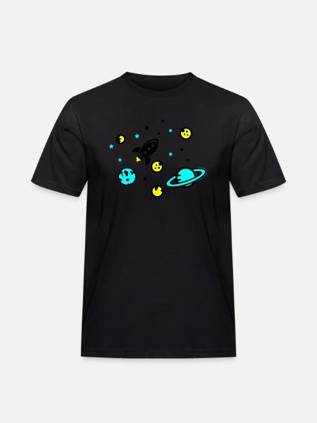 Universe - Men's Workwear T-Shirt - black