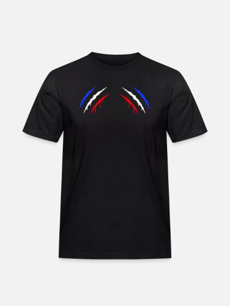 Claws France 2 - Men's Workwear T-Shirt - black