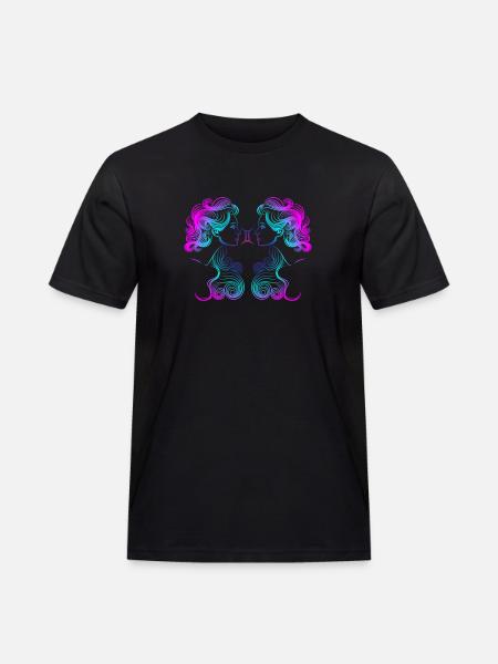 Tvillingerne tegnebræt 1 - Herre Workwear T-Shirt - sort