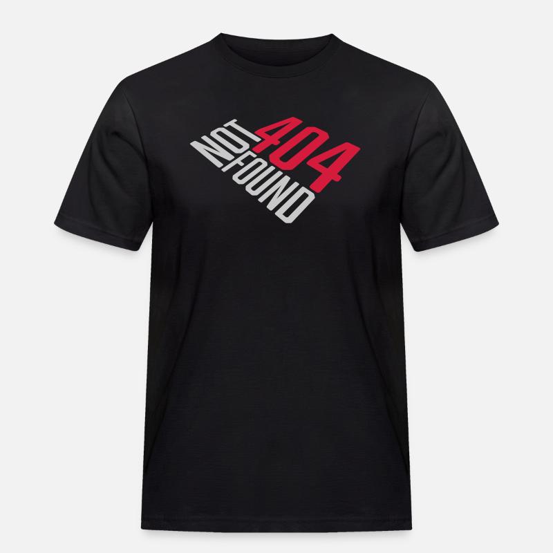 404 not found Error - Men's Workwear T-Shirt - black