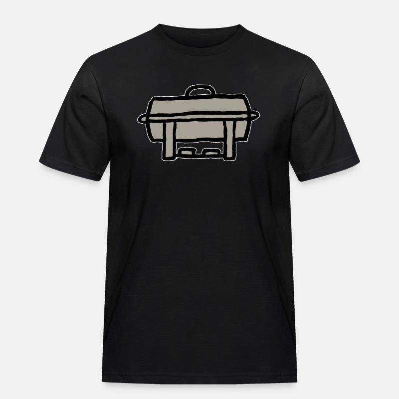 Warming Container Buffet Chafing Dish - Men's Workwear T-Shirt - black