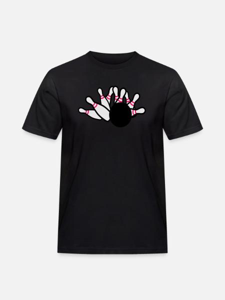 Ninepins - Men's Workwear T-Shirt - black