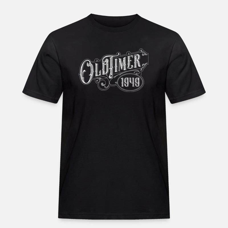 Oldtimer - Männer Workwear T-Shirt - Schwarz