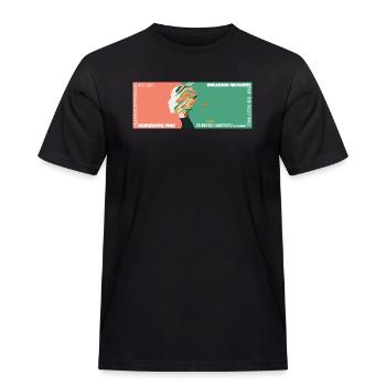 Neurodiverse pride. - Men's Workwear T-Shirt - black - Front - AI Model Male 178 light (178cm)