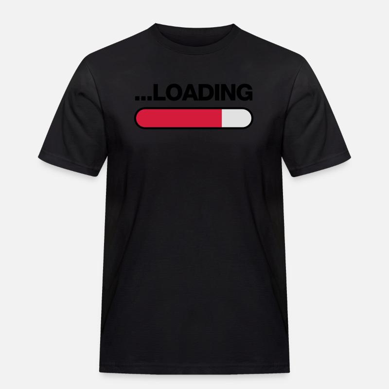loading - Männer Workwear T-Shirt - Schwarz