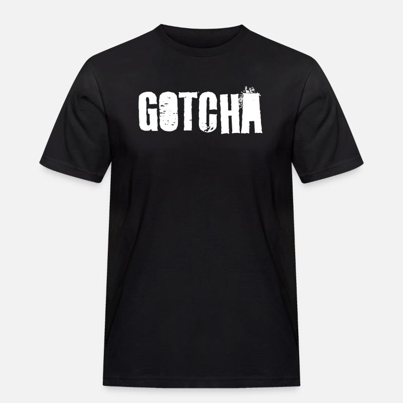 Gotcha - Männer Workwear T-Shirt - Schwarz
