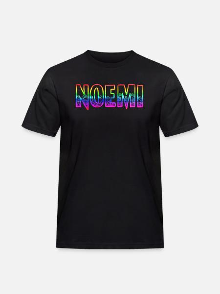noemi rs rainbow - Men's Workwear T-Shirt - black