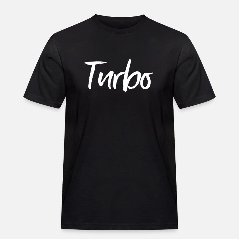 Turbo - Männer Workwear T-Shirt - Schwarz