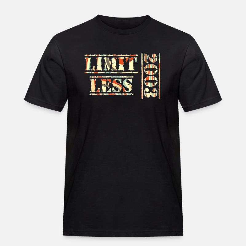 Limitless 2003 - Männer Workwear T-Shirt - Schwarz