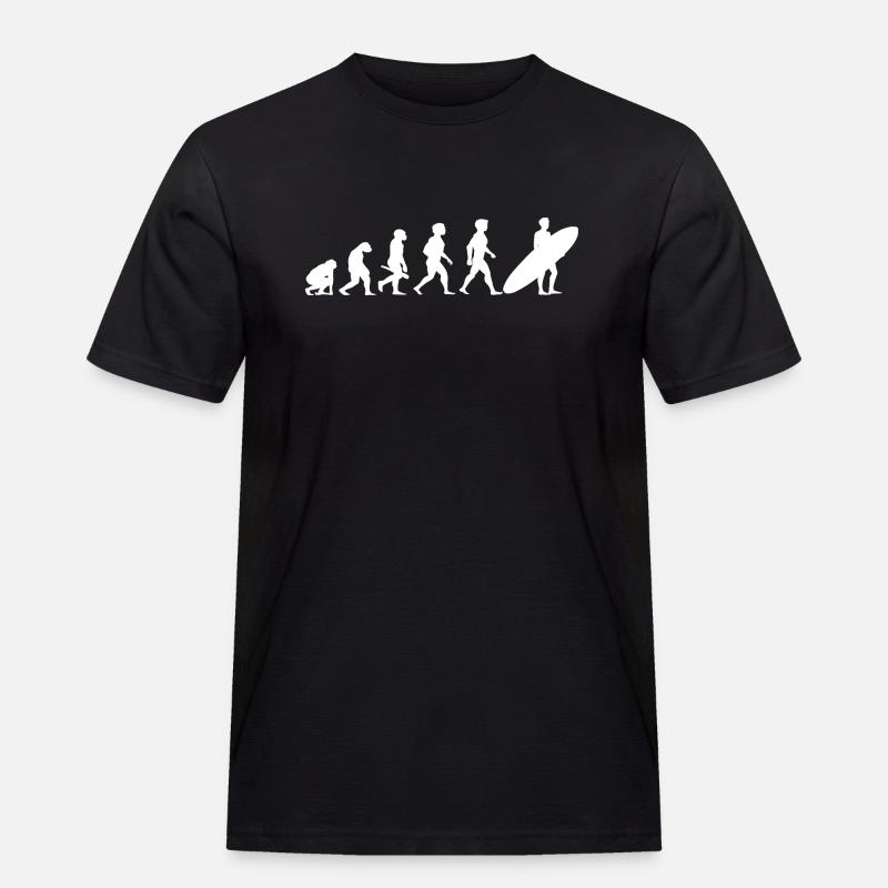 Evolution Surfing Surfers surfboard surfing - Men's Workwear T-Shirt - black