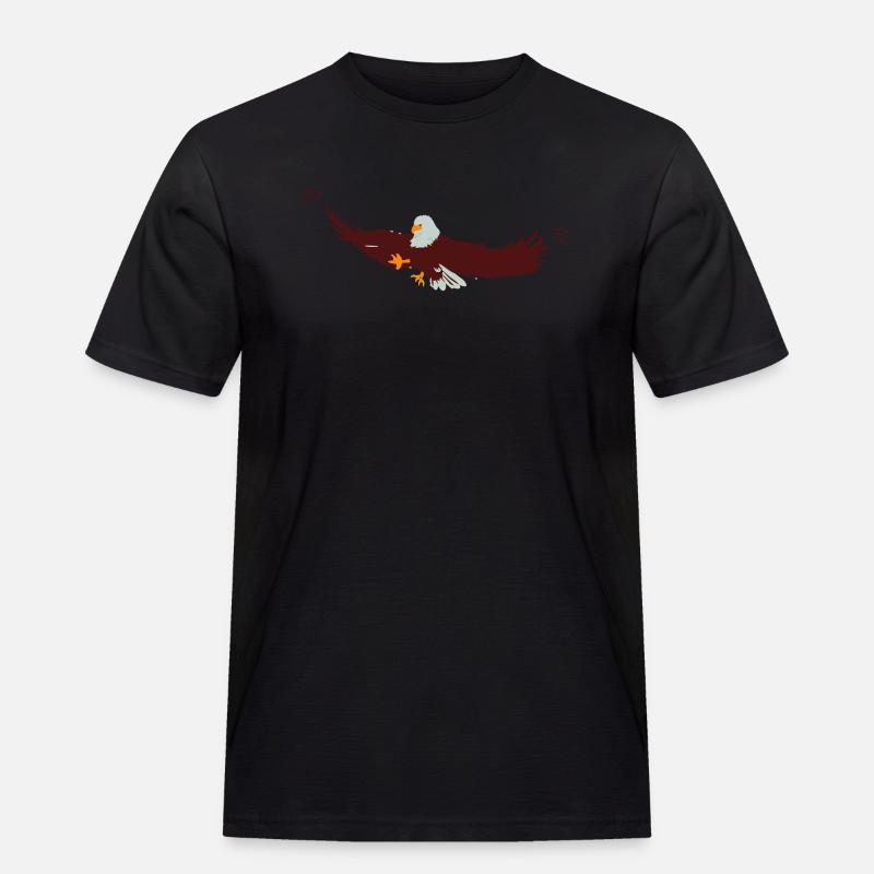 Eagle | Eagle > Vectorgraphic - Men's Workwear T-Shirt - black