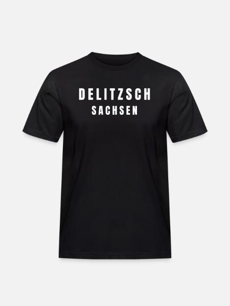 Delitzsch, Saxony - Men's Workwear T-Shirt - black