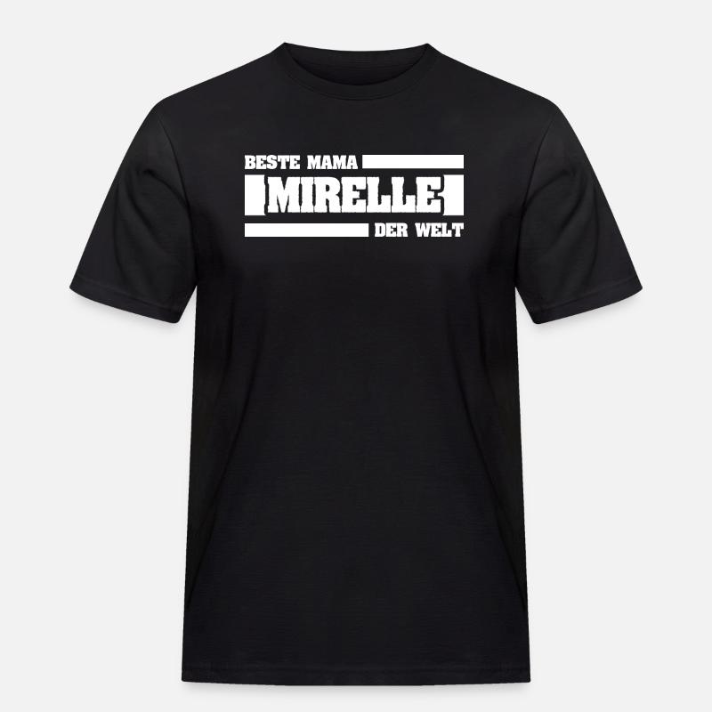 Mutter Mirelle - Männer Workwear T-Shirt - Schwarz