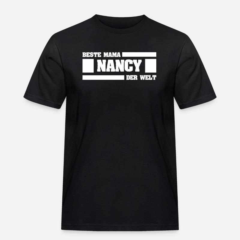 Mutter Nancy - Männer Workwear T-Shirt - Schwarz