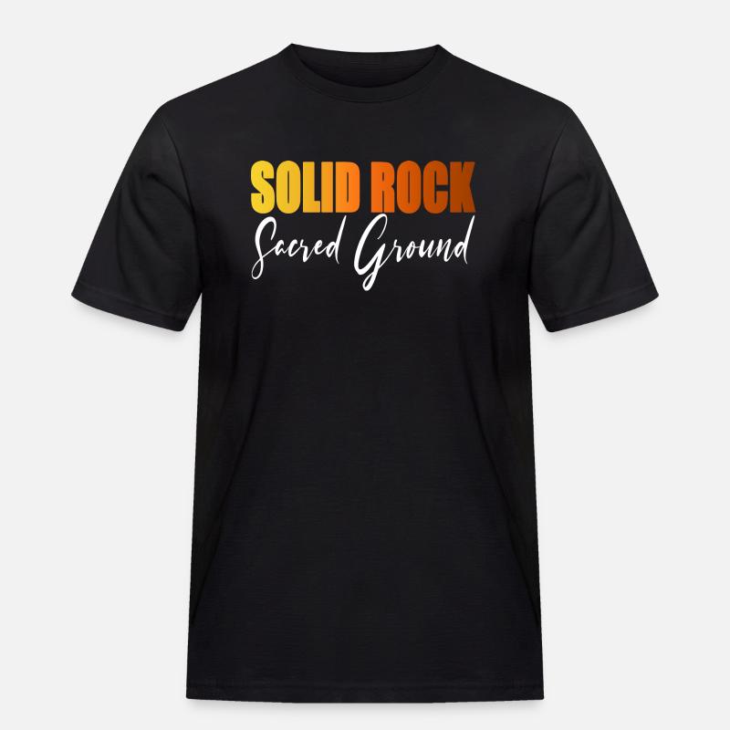 SOLID ROCK Sol sacré - T-shirt Workwear homme - noir