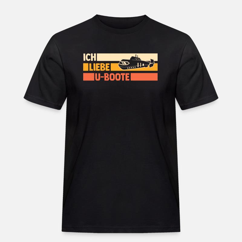 Tauchboot Unterseeboot Unterwasserboot U-Boot - Männer Workwear T-Shirt - Schwarz