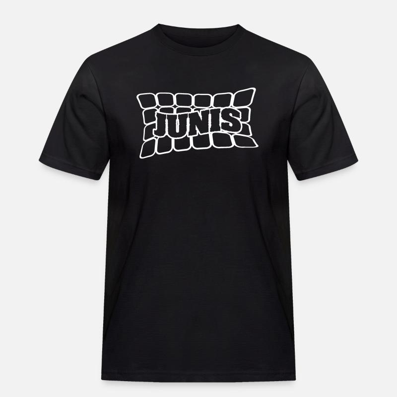 Junis - Männer Workwear T-Shirt - Schwarz