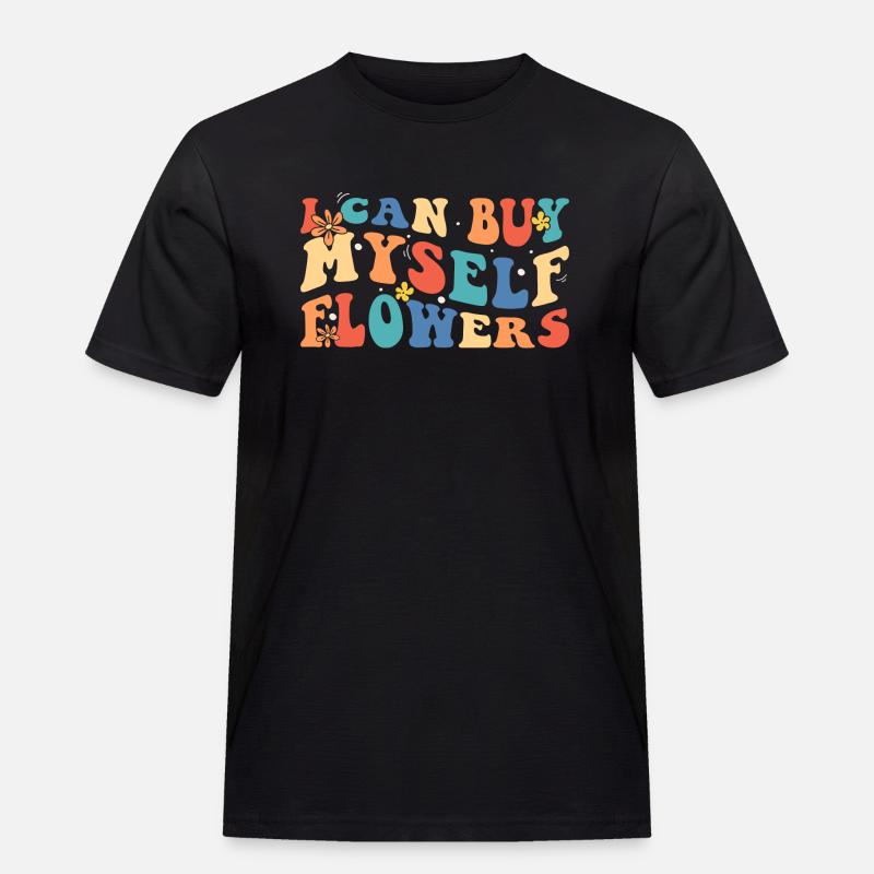 Flower Affection Romantic - Men's Workwear T-Shirt - black