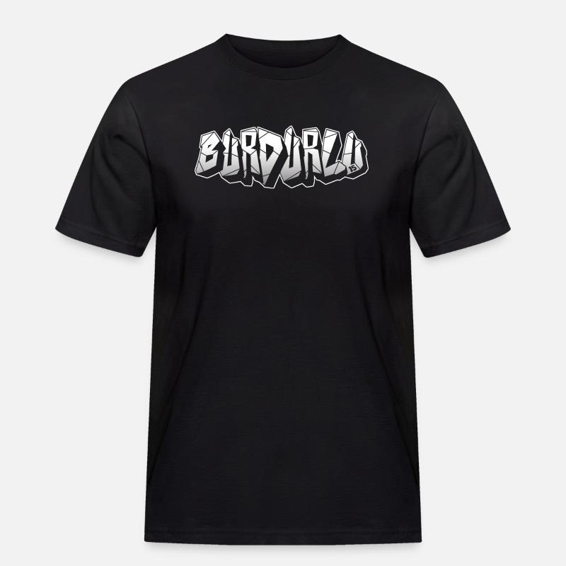 Burdurlu - Männer Workwear T-Shirt - Schwarz
