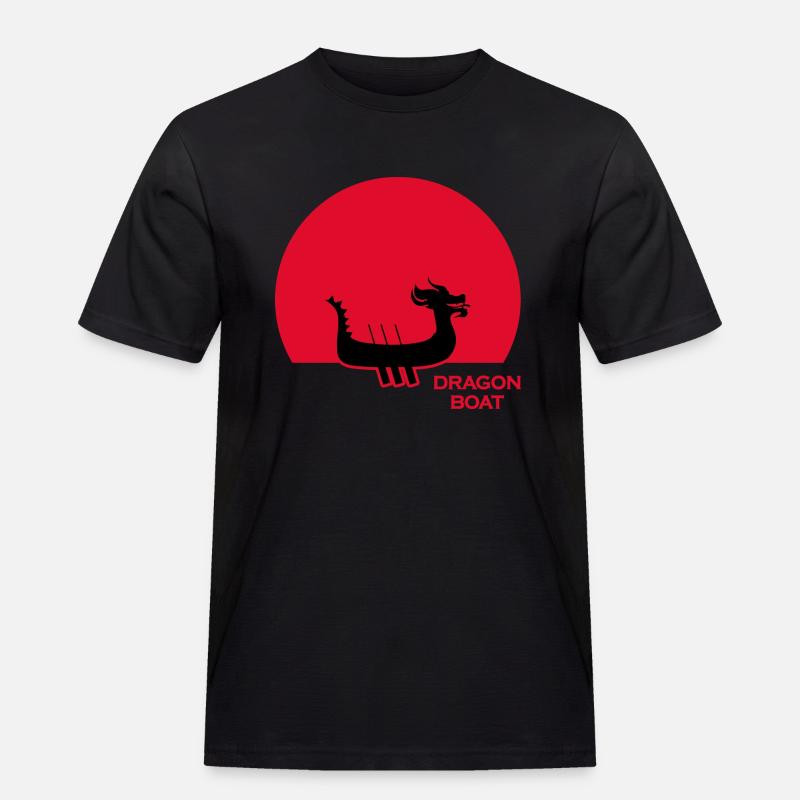 drachenboot chinesisches drachenbootfahrer - Männer Workwear T-Shirt - Schwarz