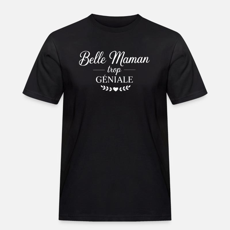 Schöne Mutter zu toll - Männer Workwear T-Shirt - Schwarz