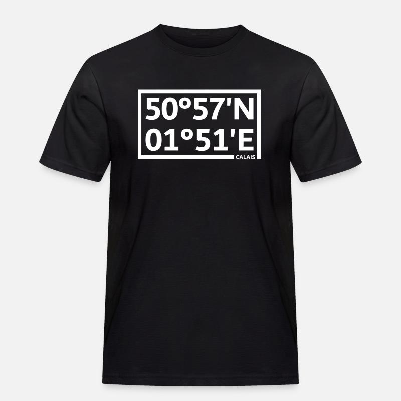 Calais coordinates - Men's Workwear T-Shirt - black