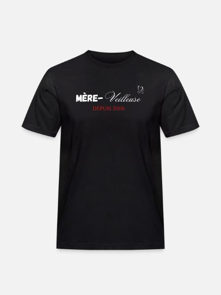 Mère veilleuse depuis 2006 - T-shirt Workwear homme - noir