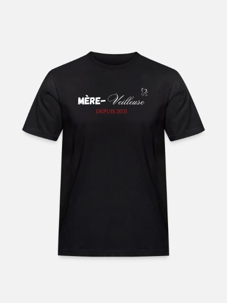 Mère veilleuse depuis 2021 - T-shirt Workwear homme - noir