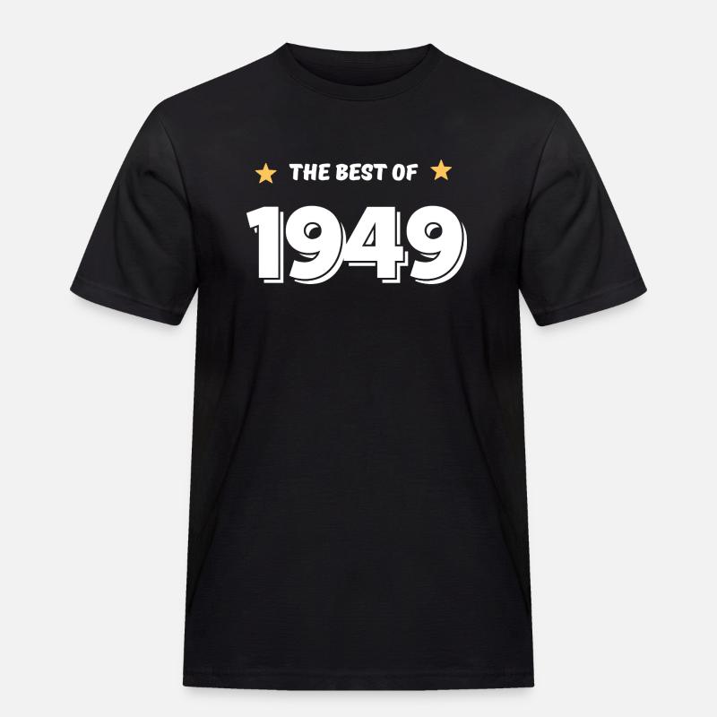 Das Beste von 1949 - Männer Workwear T-Shirt - Schwarz