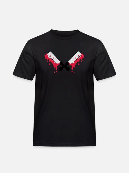 bloody_cleavers - Men's Workwear T-Shirt - black