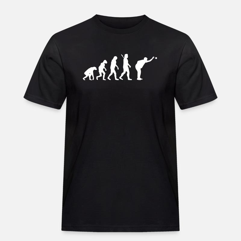 Evolution Boule - Männer Workwear T-Shirt - Schwarz