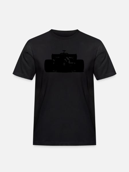 Car form (black/white) - Men's Workwear T-Shirt - black