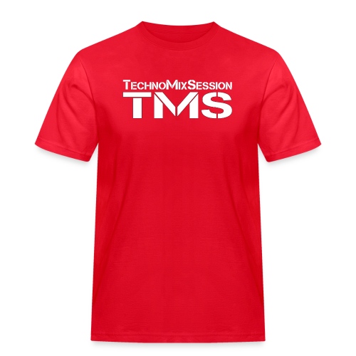 TMS-TechnoMixSession (white) - Männer Workwear T-Shirt