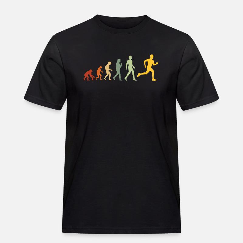 Évolution à triathlon - Running Evolution - T-shirt Workwear homme - noir