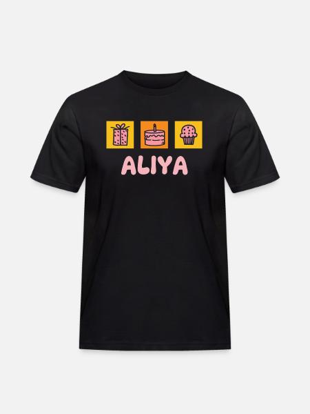 Aliya as a first name - Men's Workwear T-Shirt - black