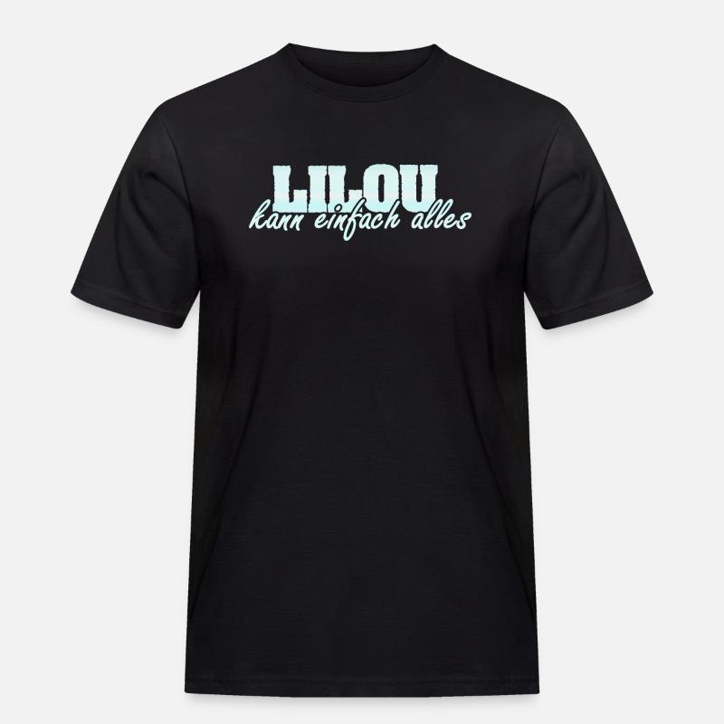 Lilou - Men's Workwear T-Shirt - black